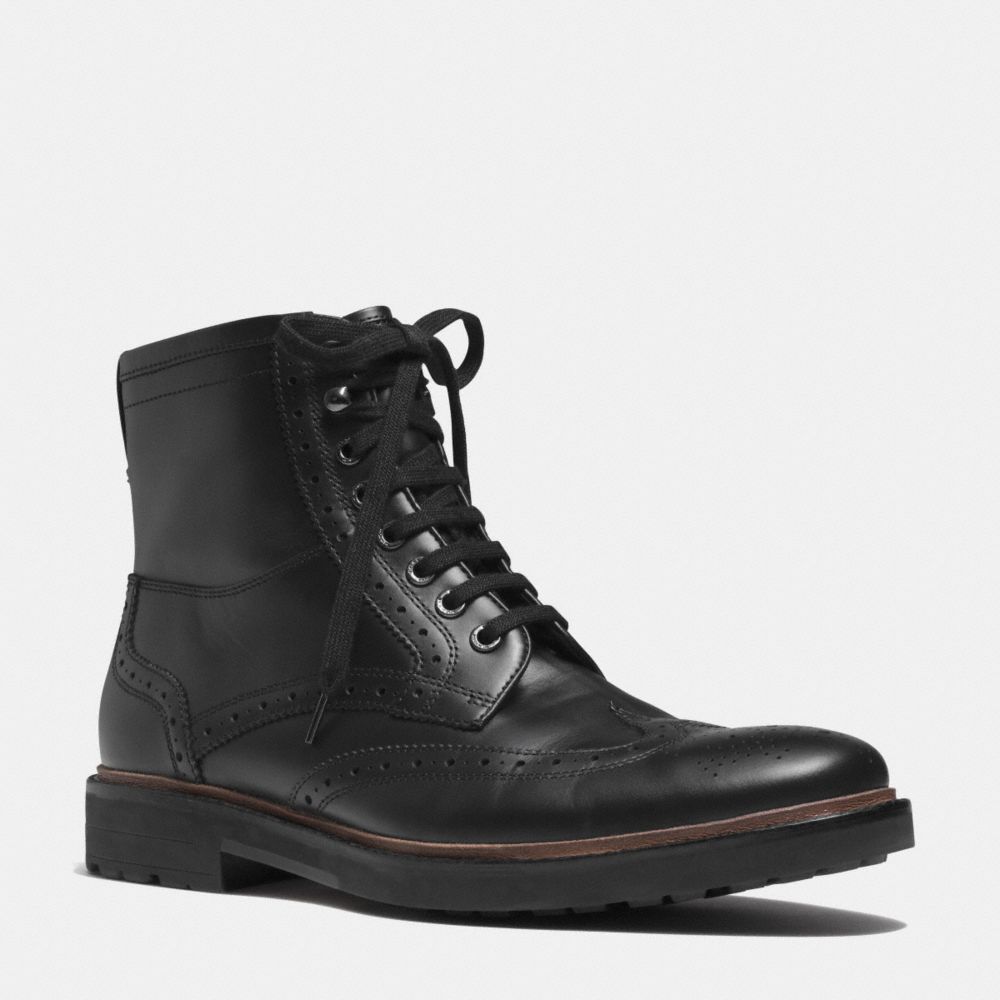 COACH Q6186 BRANDON BOOT -BLACK