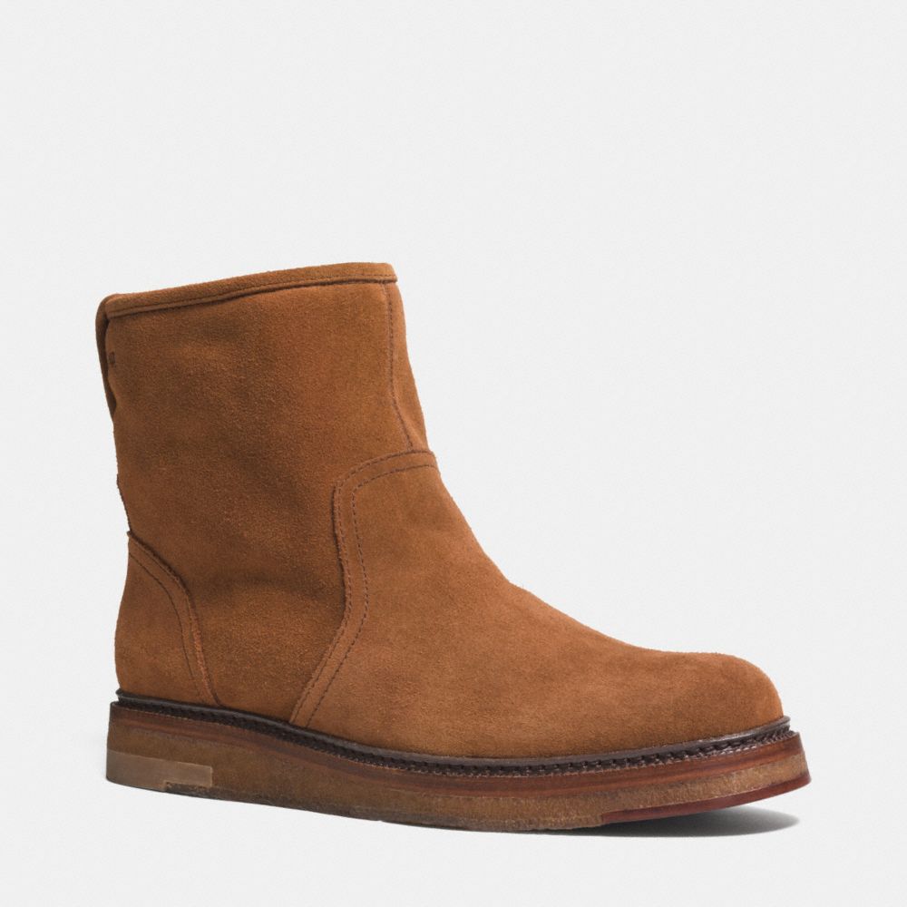 COACH HARVEY BOOT -  SADDLE/NATURAL - q6195