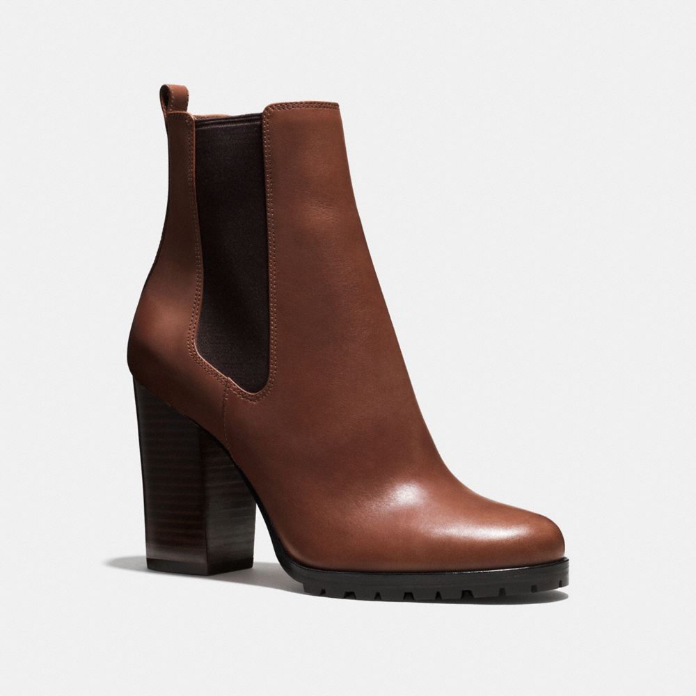 ODELLE BOOTIE - q6267 - SADDLE