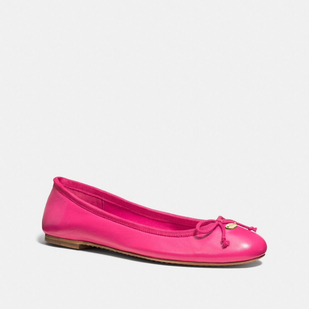 COACH Q6275 Florabelle Flat PINK RUBY