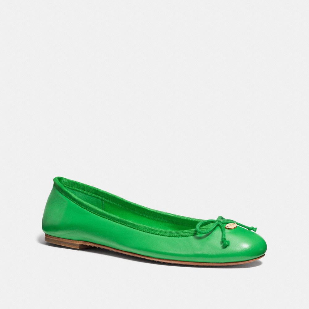 COACH FLORABELLE FLAT - GREEN - q6275