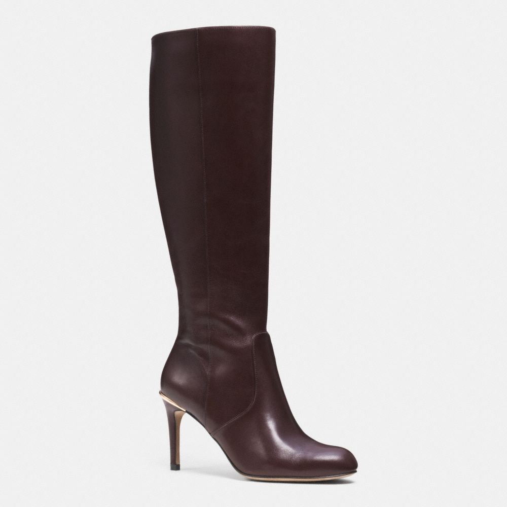 COACH ROMA BOOT - CHESTNUT - q6296