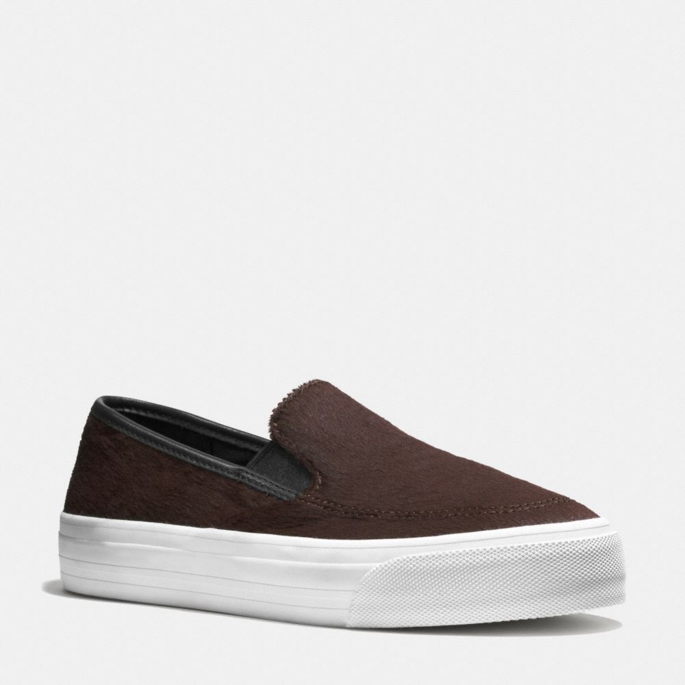 MAGGIE SNEAKER - q6366 - OXBLOOD/BLACK