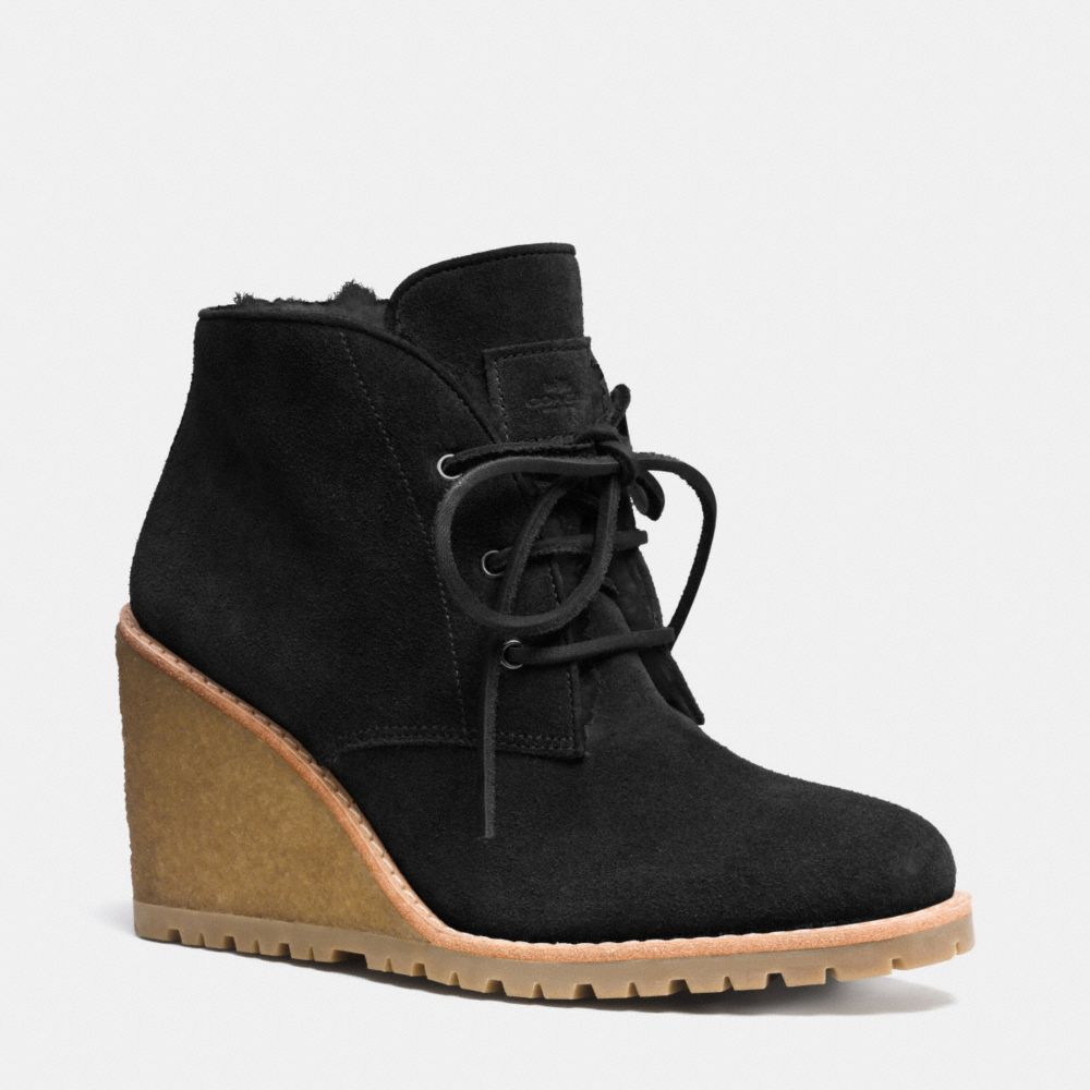 COACH Q6402 KARSON BOOTIE BLACK/BLACK