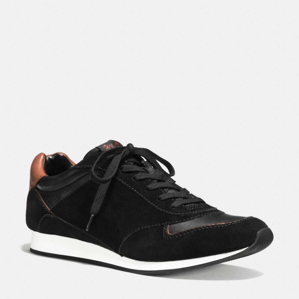 REBECCA SNEAKER - q6816 - BLACK/SADDLE