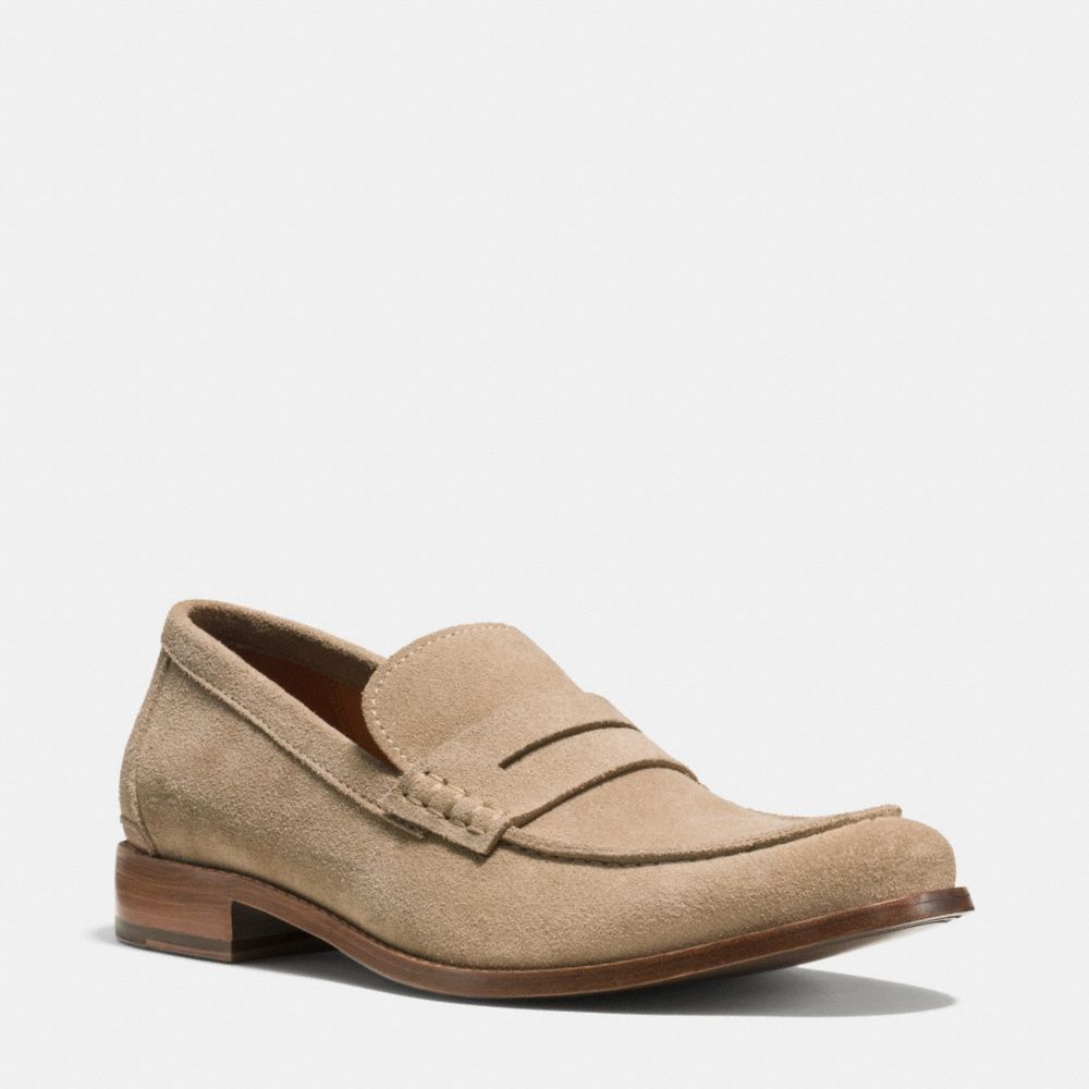 COACH q6966 GRAMERCY PENNY LOAFER ANTELOPE