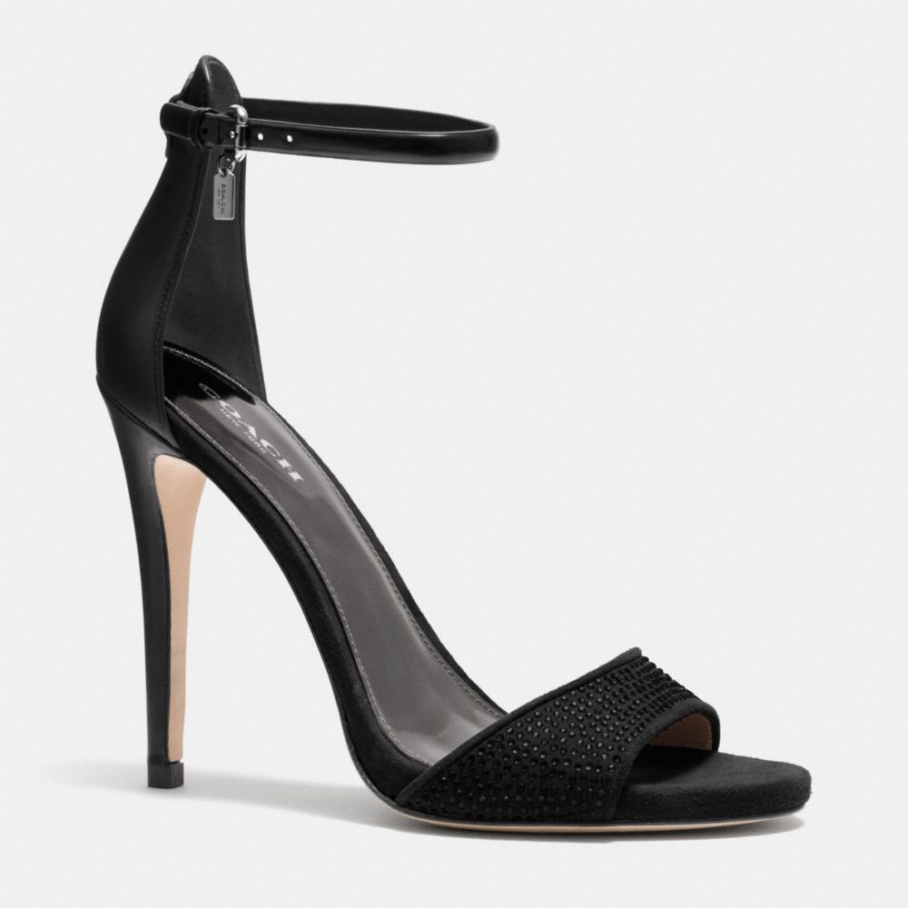 COACH q7037 JOSEPHINA HEEL BLACK/BLACK