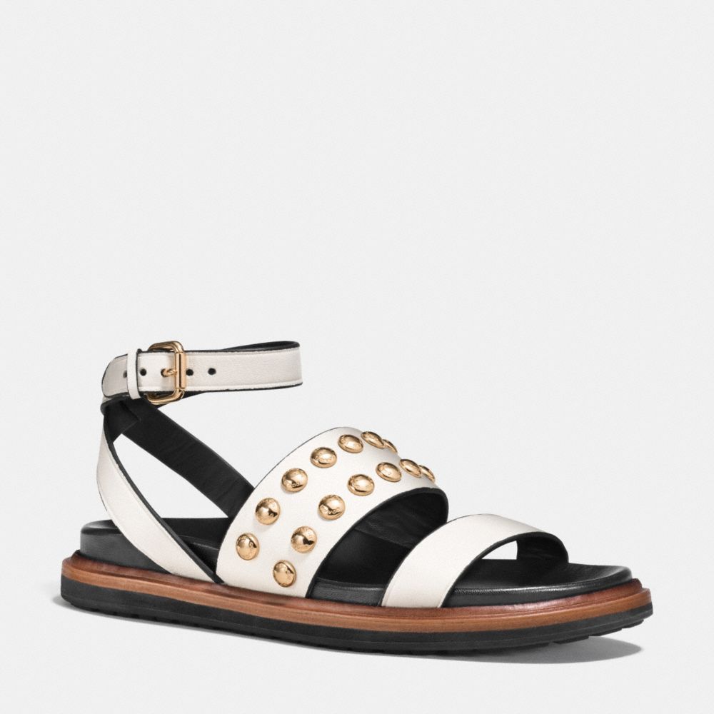 COACH q7104 DANNIE SANDAL CHALK