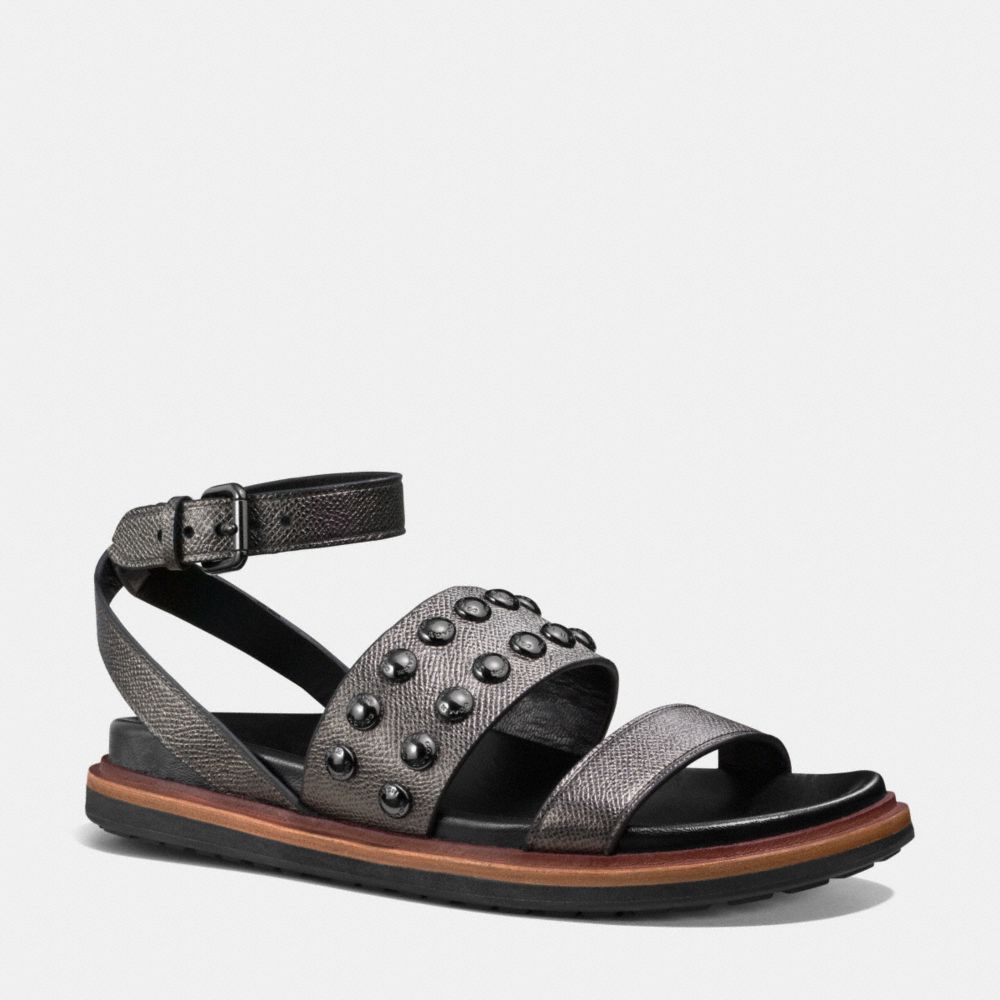 COACH Q7104 Dannie Sandal GUNMETAL