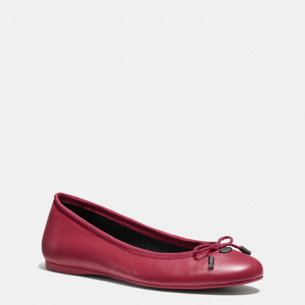 LARA FLAT - q7642 - BLACK CHERRY