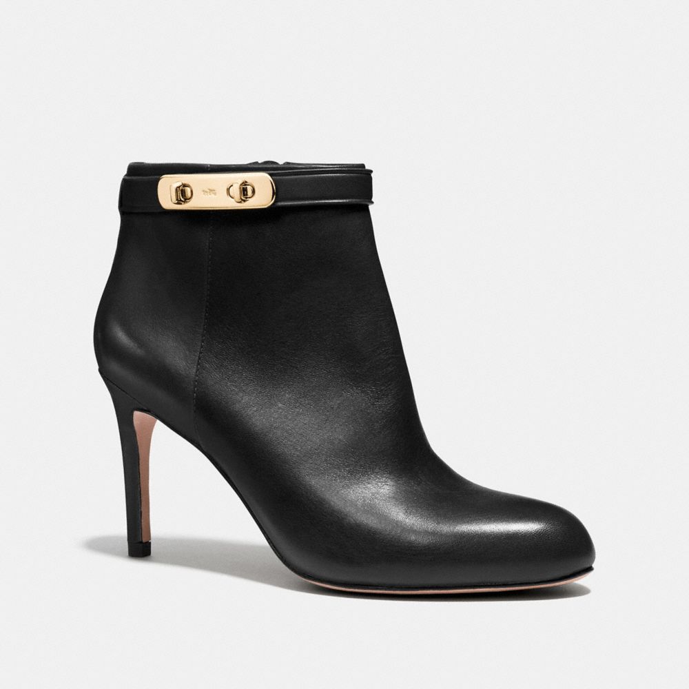 REGINA SWAGGER BOOTIE - BLACK - COACH Q7686