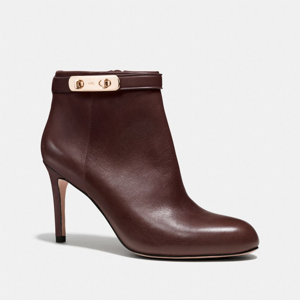 REGINA SWAGGER BOOTIE - q7686 - CHESTNUT