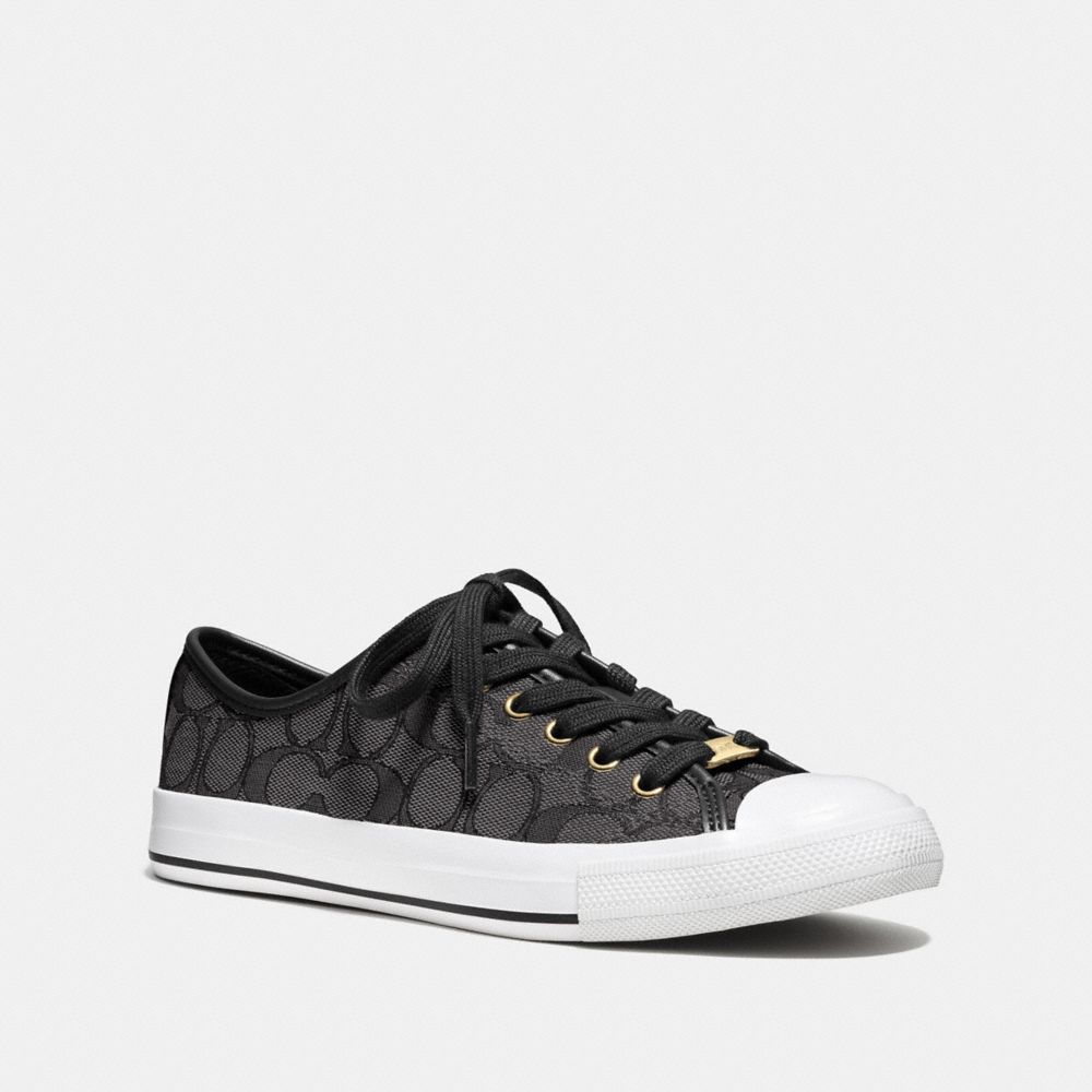 COACH Q7718 Empire Sneaker BLACK SMOKE/BLACK