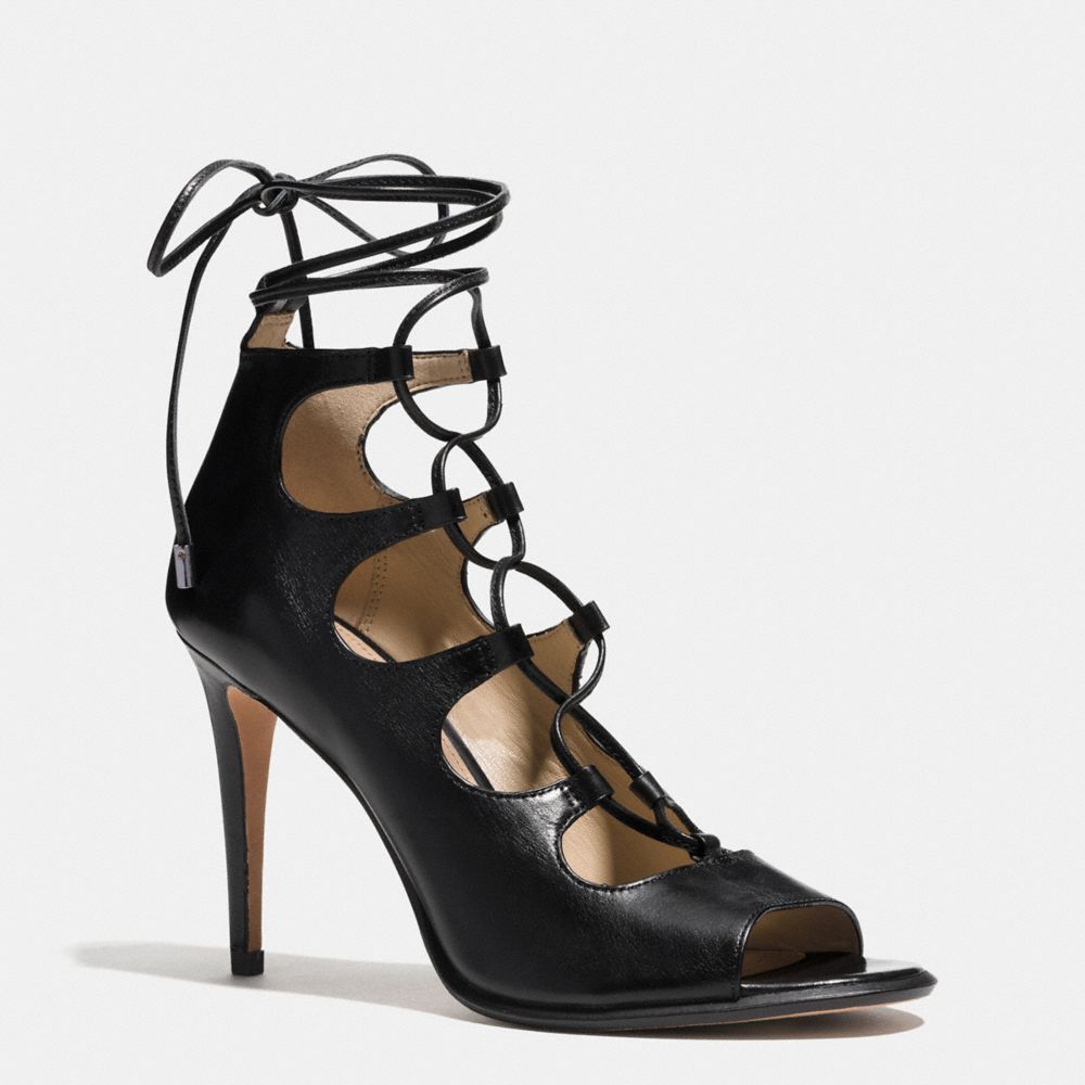 KIRA HEEL - BLACK - COACH Q7941