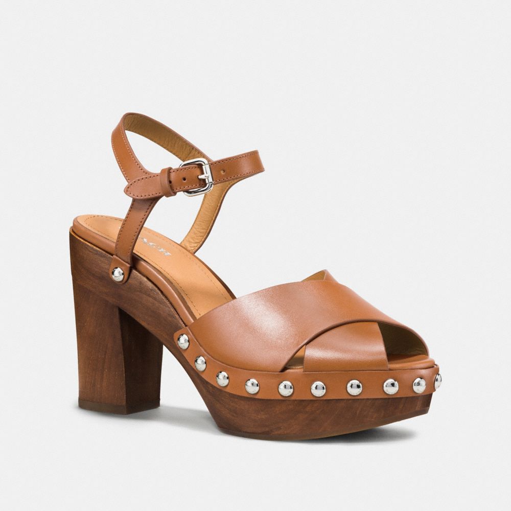 VIOLA HEEL - SADDLE - COACH Q8074