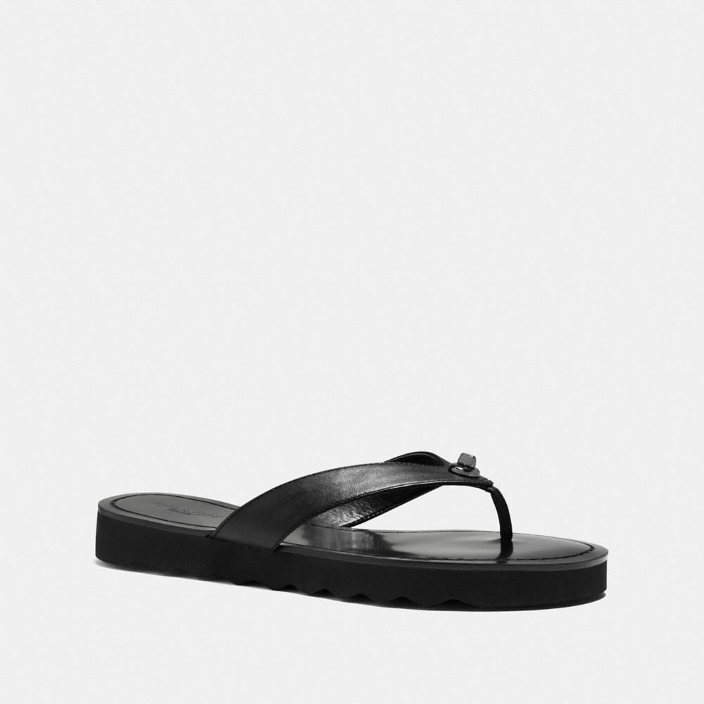 COACH Q8089 SHELLY SANDAL BLACK