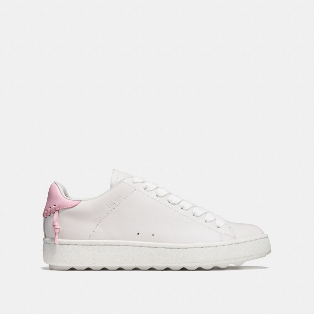 coach c101 low top sneaker pink