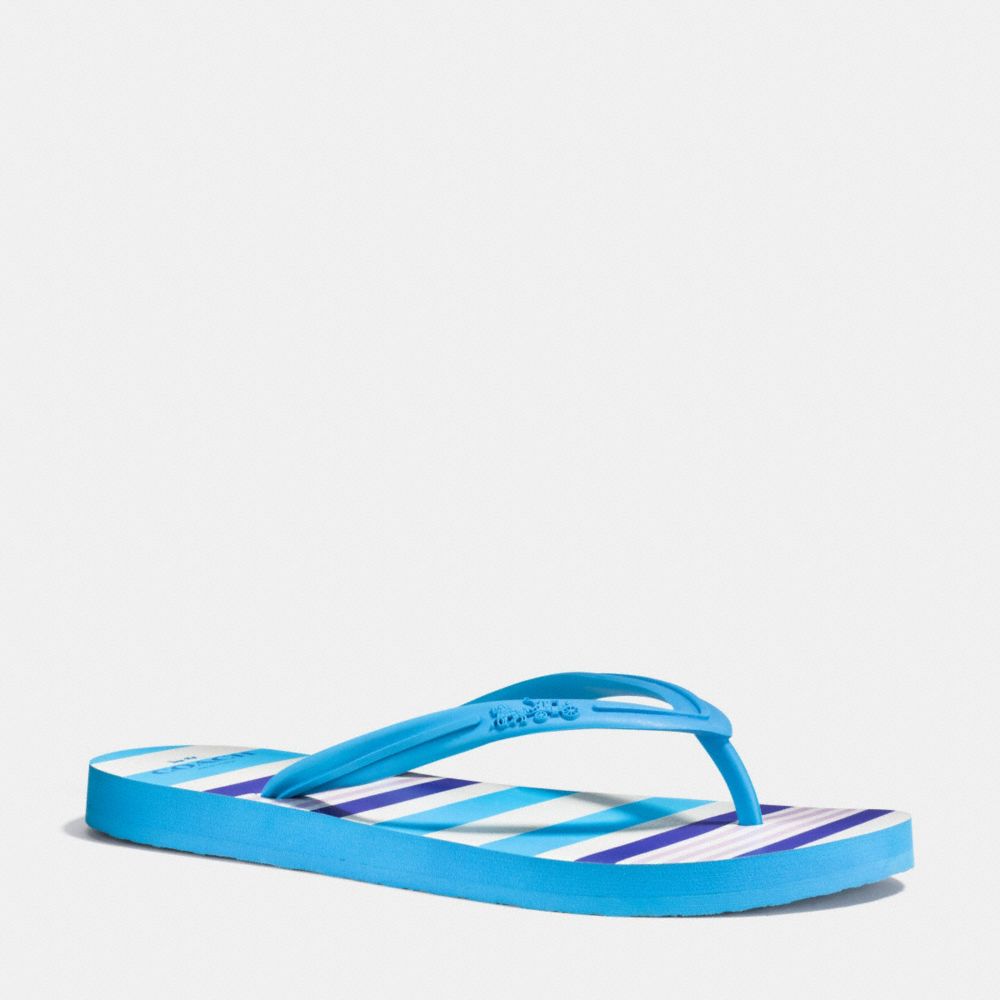 COACH q8159 CLEMENTINE SANDAL AZURE/AZURE