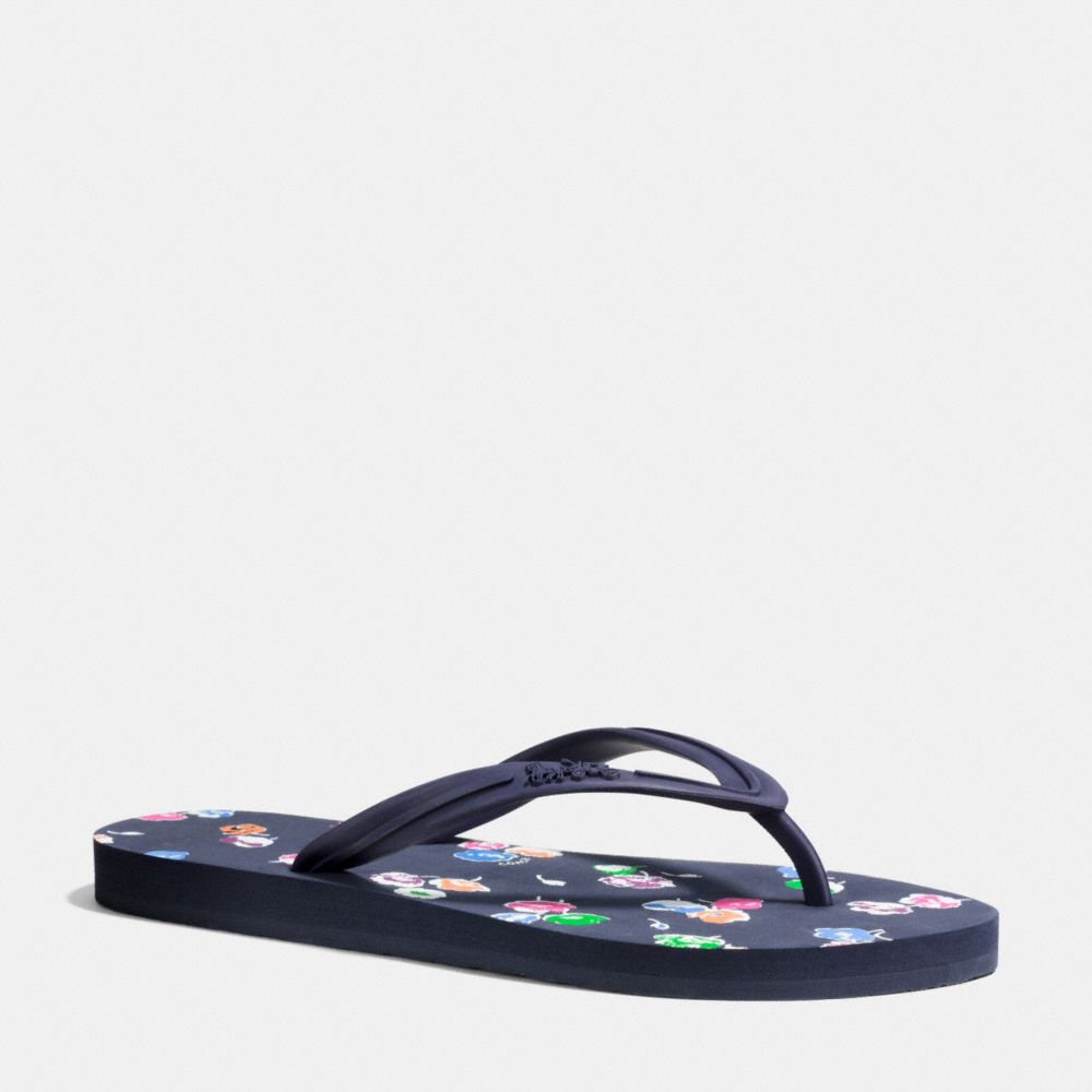 COACH Q8159 Clementine Sandal NAVY/MIDNIGHT NAVY