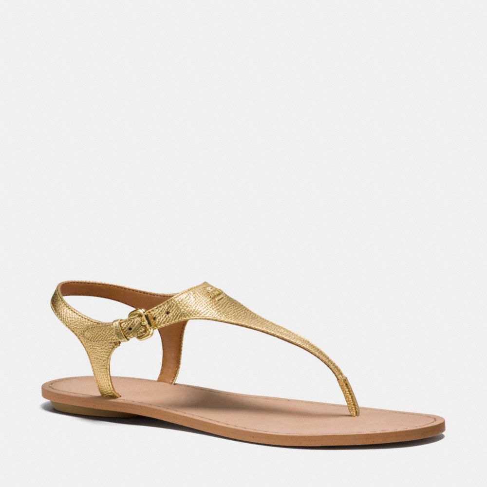 COACH Q8161 Cheyanne Sandal GOLD