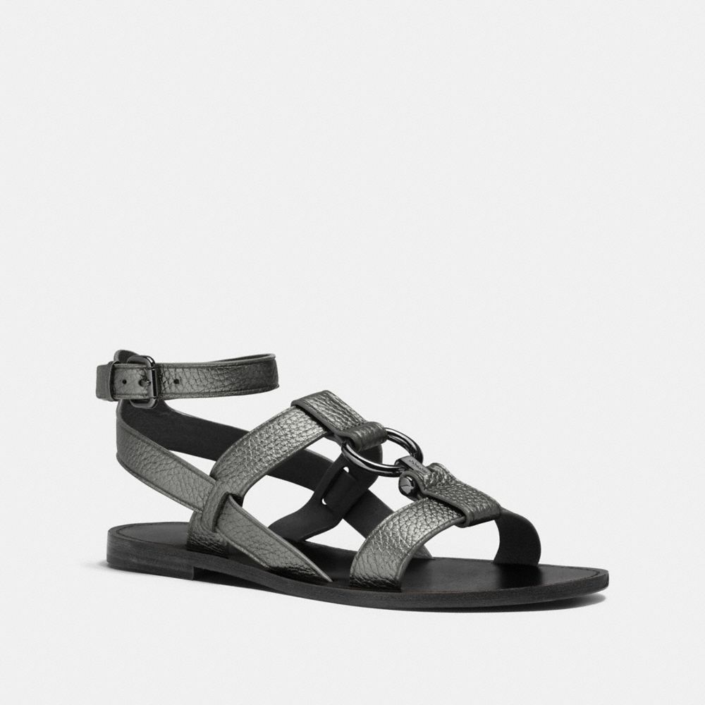 ELAINE SANDAL - GUNMETAL - COACH Q8304