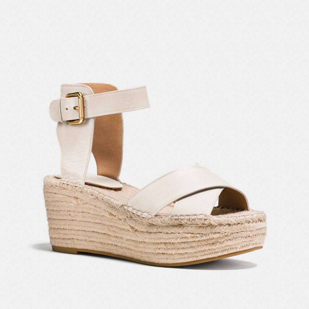 COACH q8421 PRIMROSE WEDGE CHALK