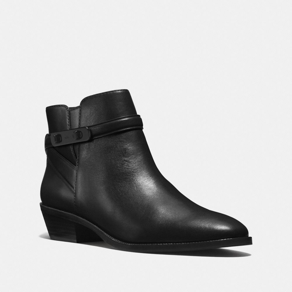 COACH Q8700 Coleen Bootie BLACK