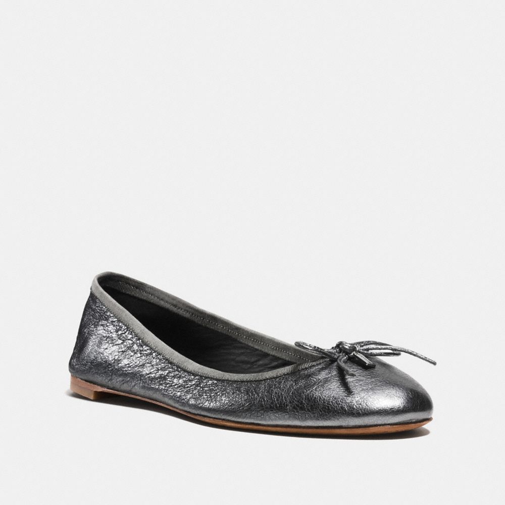 coach flatiron ballet flats