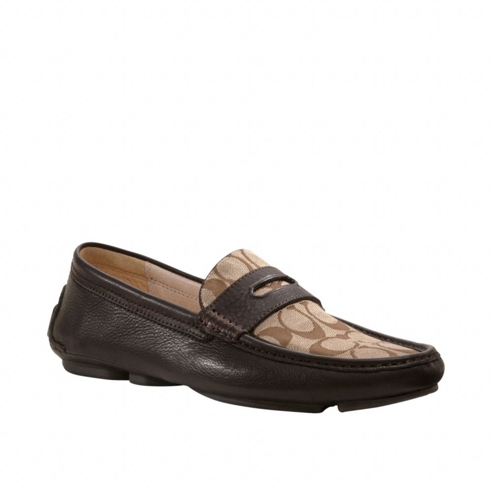 COACH NEAL SIGNATURE LOAFER - ONE COLOR - Q907