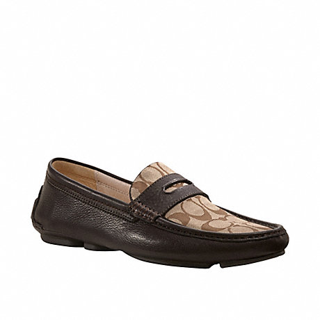 COACH Q907 NEAL SIGNATURE LOAFER ONE-COLOR