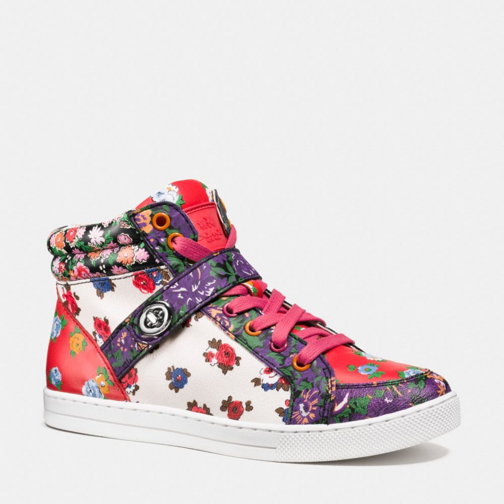 COACH Q9105 PEMBROKE SNEAKER RED-BLUE-MULTI/RED