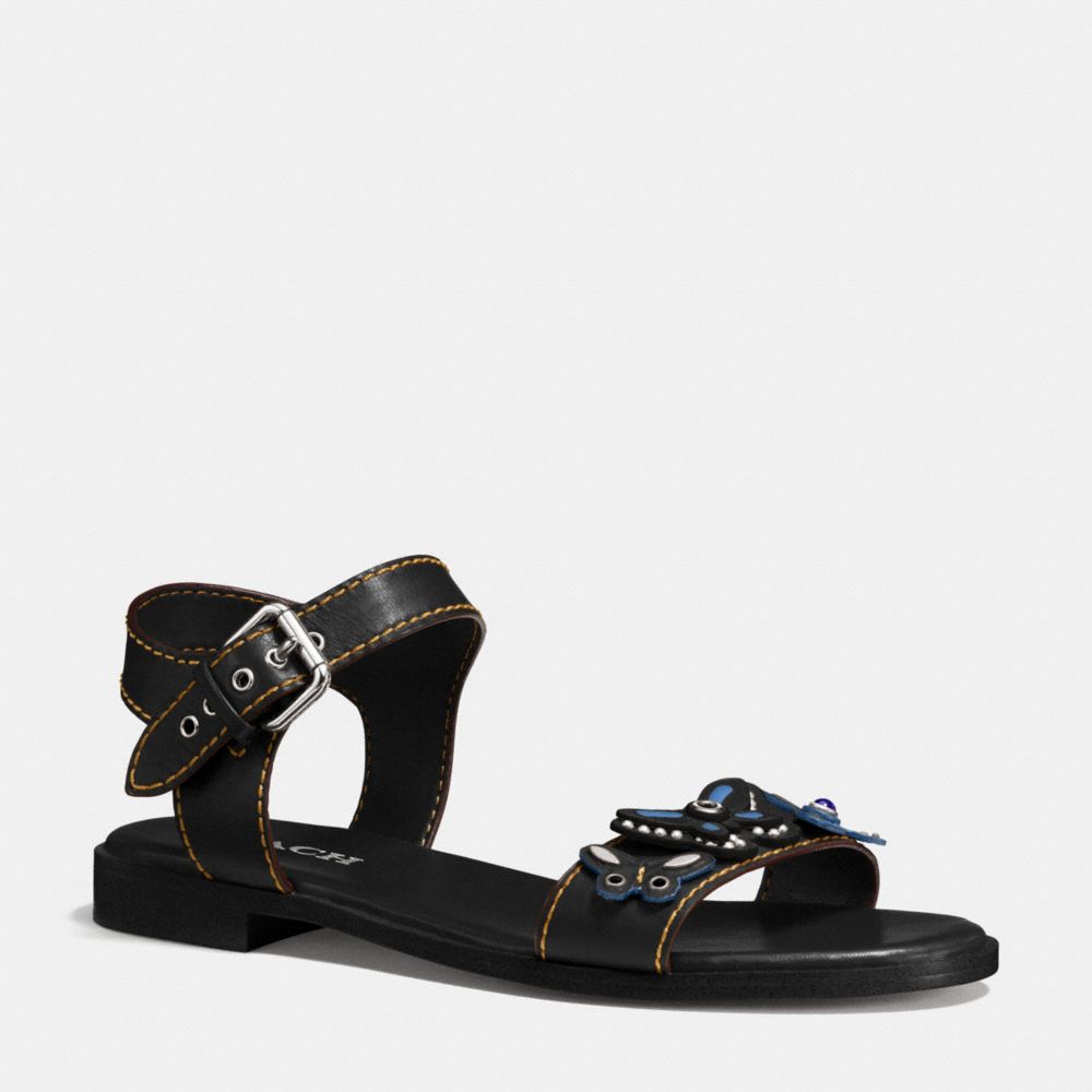 COACH Q9147 Abby Sandal BLACK