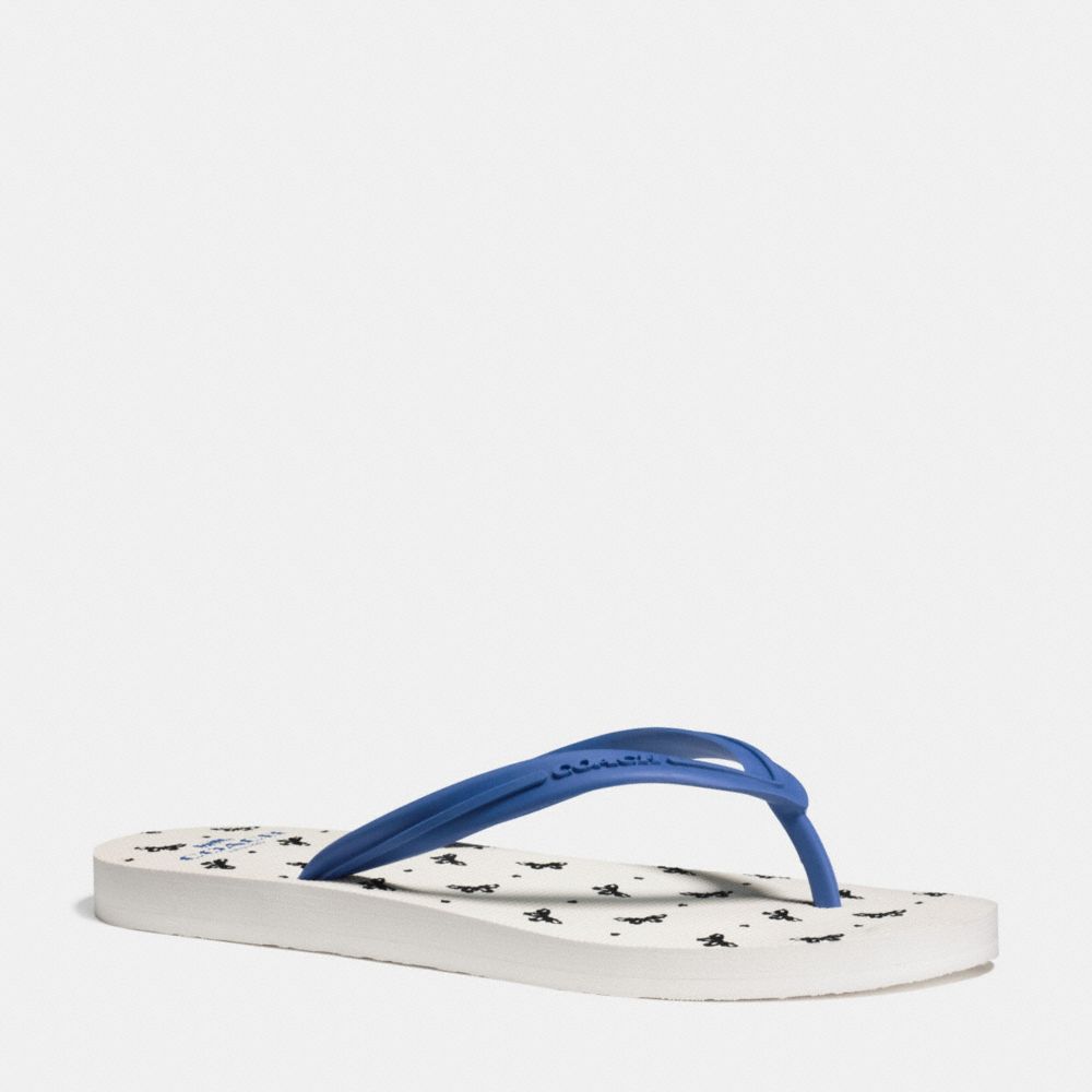 CLEO FLIP FLOP - CHALK BLACK - COACH Q9149