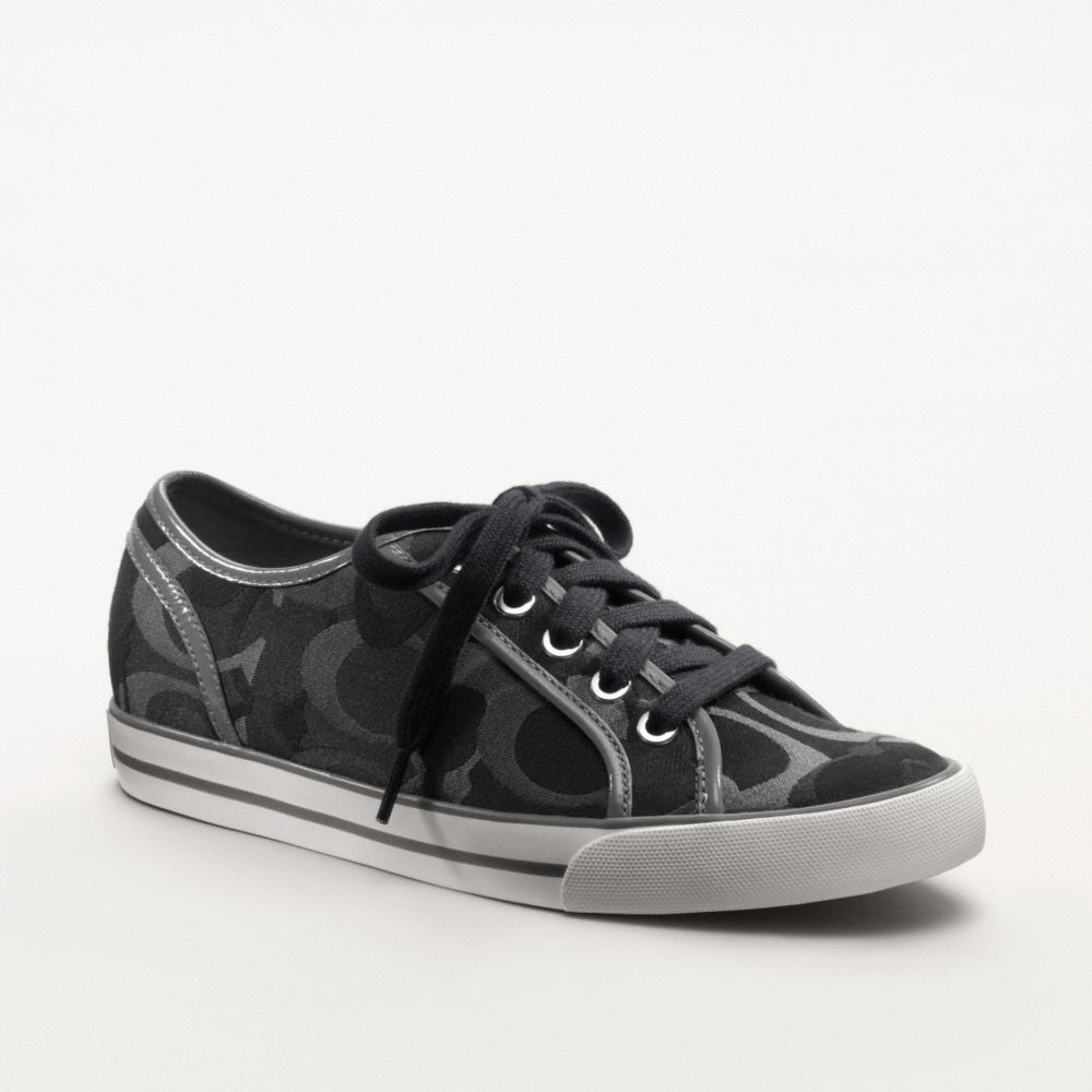 black coach shoes