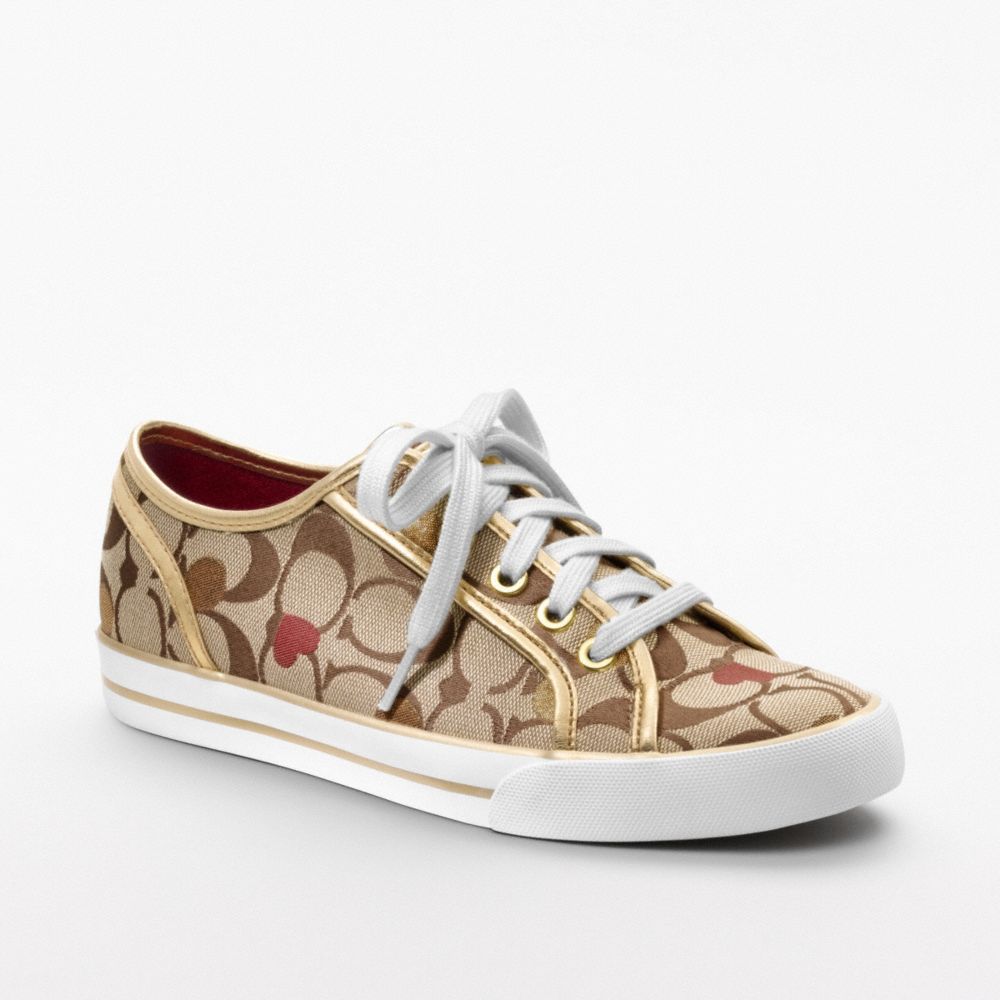 COACH Q998 - DEE - KHAKI/GOLD | COACH SHOES