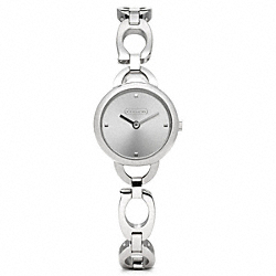 COACH STAINLESS STEEL BRACELET WATCH - ONE COLOR - W1015