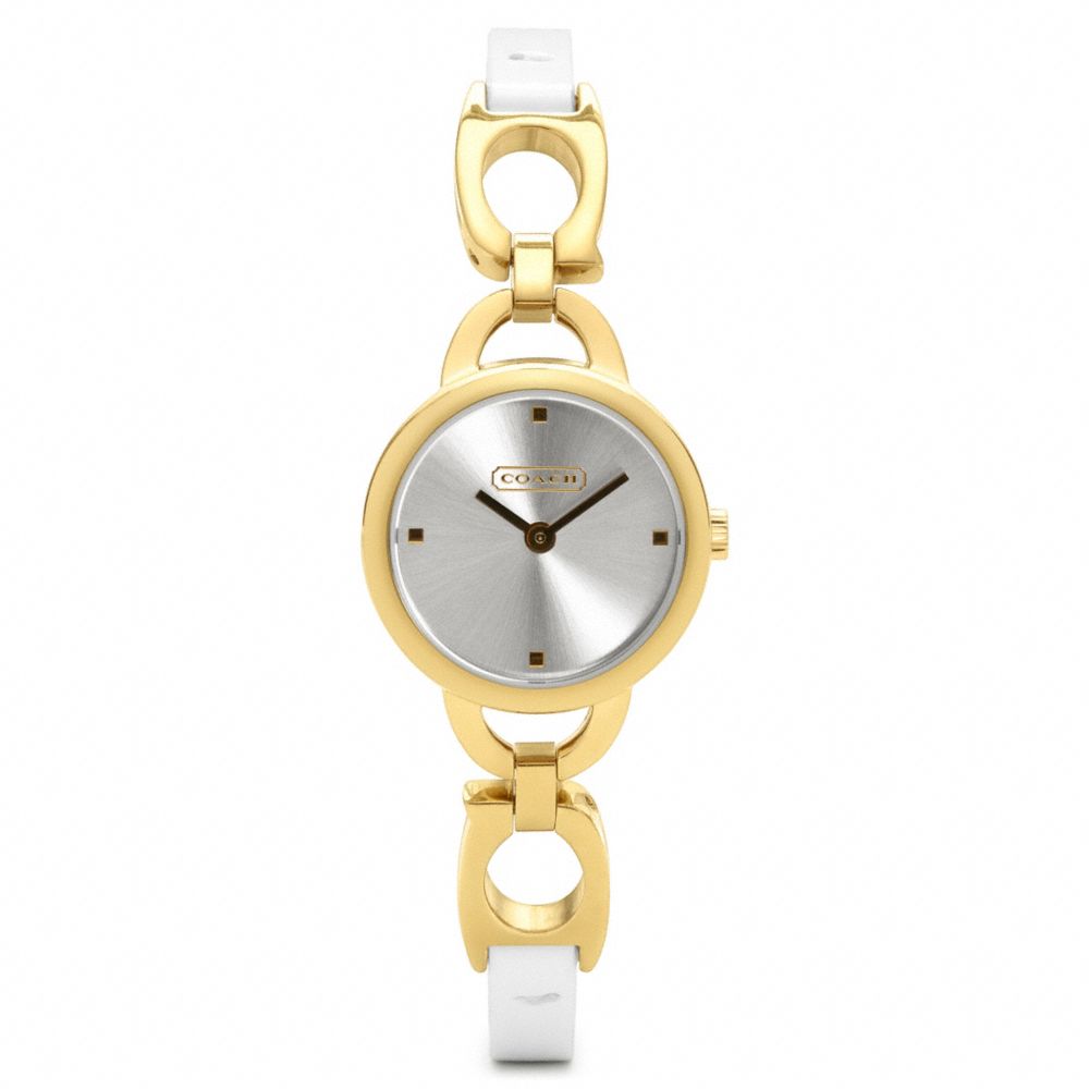 NEW JEWELRY GOLD PLATED STRAP - w1018 - W1018WHT