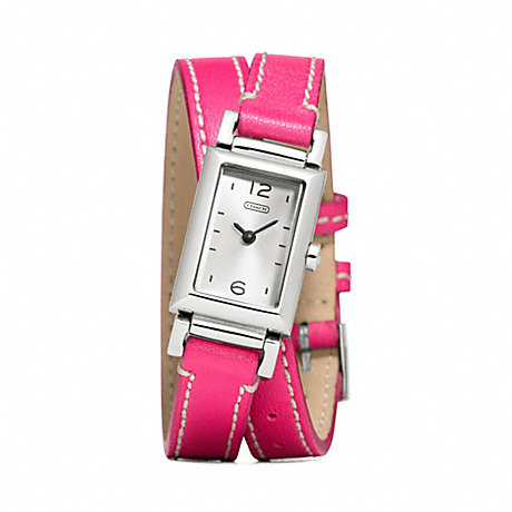 COACH W1092 MADISON STAINLESS STEEL WRAP STRAP WATCH ONE-COLOR