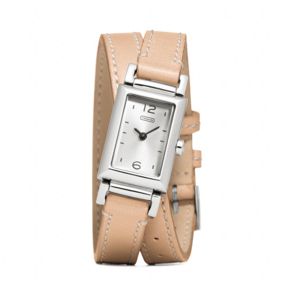 MADISON STAINLESS STEEL WRAP STRAP WATCH - VACHETTA - COACH W1092