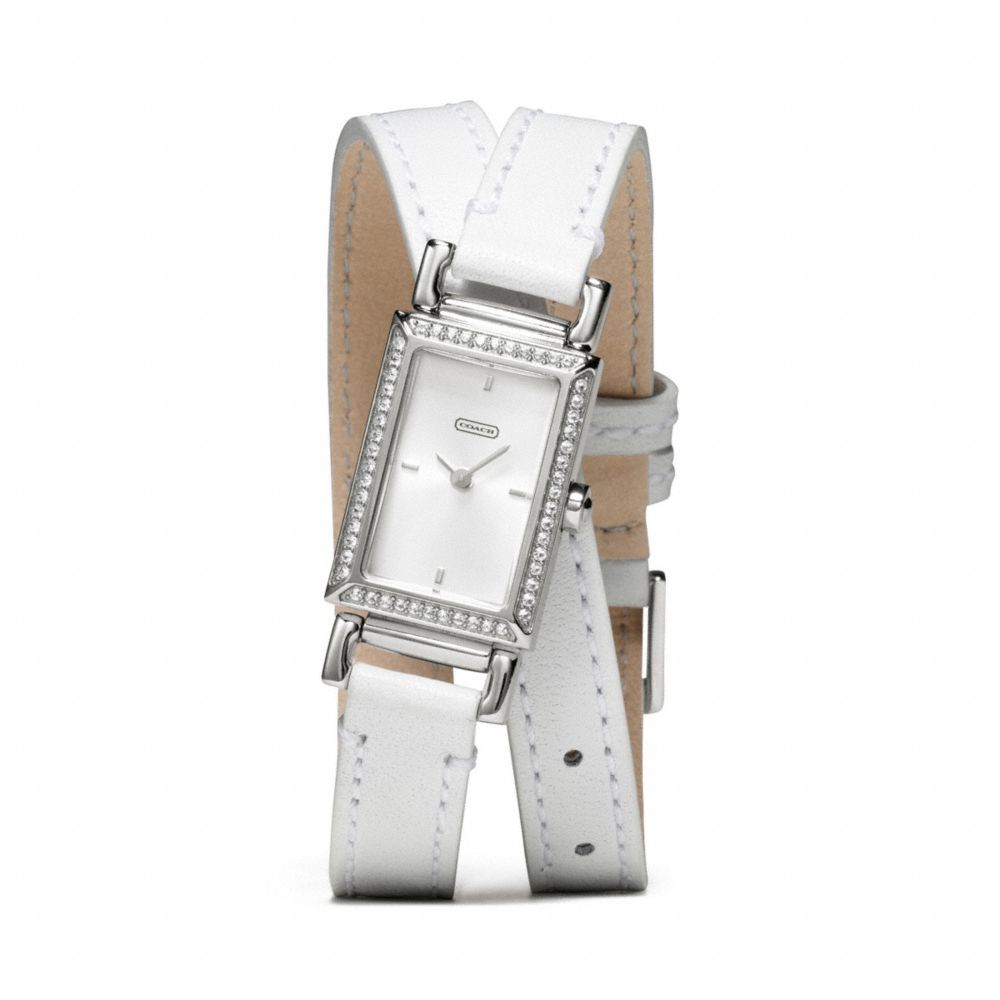 COACH MADISON DOUBLE WRAP STRAP WATCH - ONE COLOR - W1201