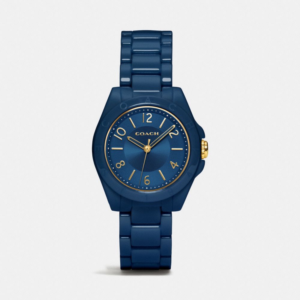 COACH TRISTEN CERAMIC BRACELET WATCH - NAVY - w1278