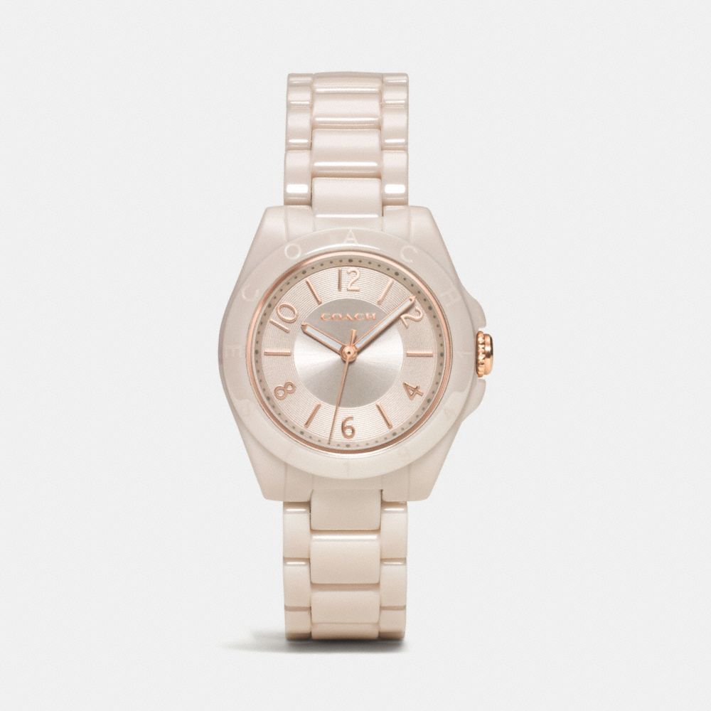 COACH W1278 Tristen Ceramic Bracelet Watch SAND