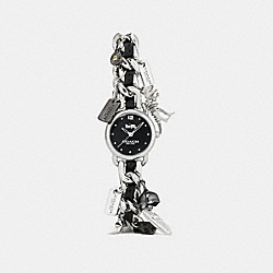 COACH W1293 Delancey Charm Bracelet Watch, 23mm STAINLESS STEEL