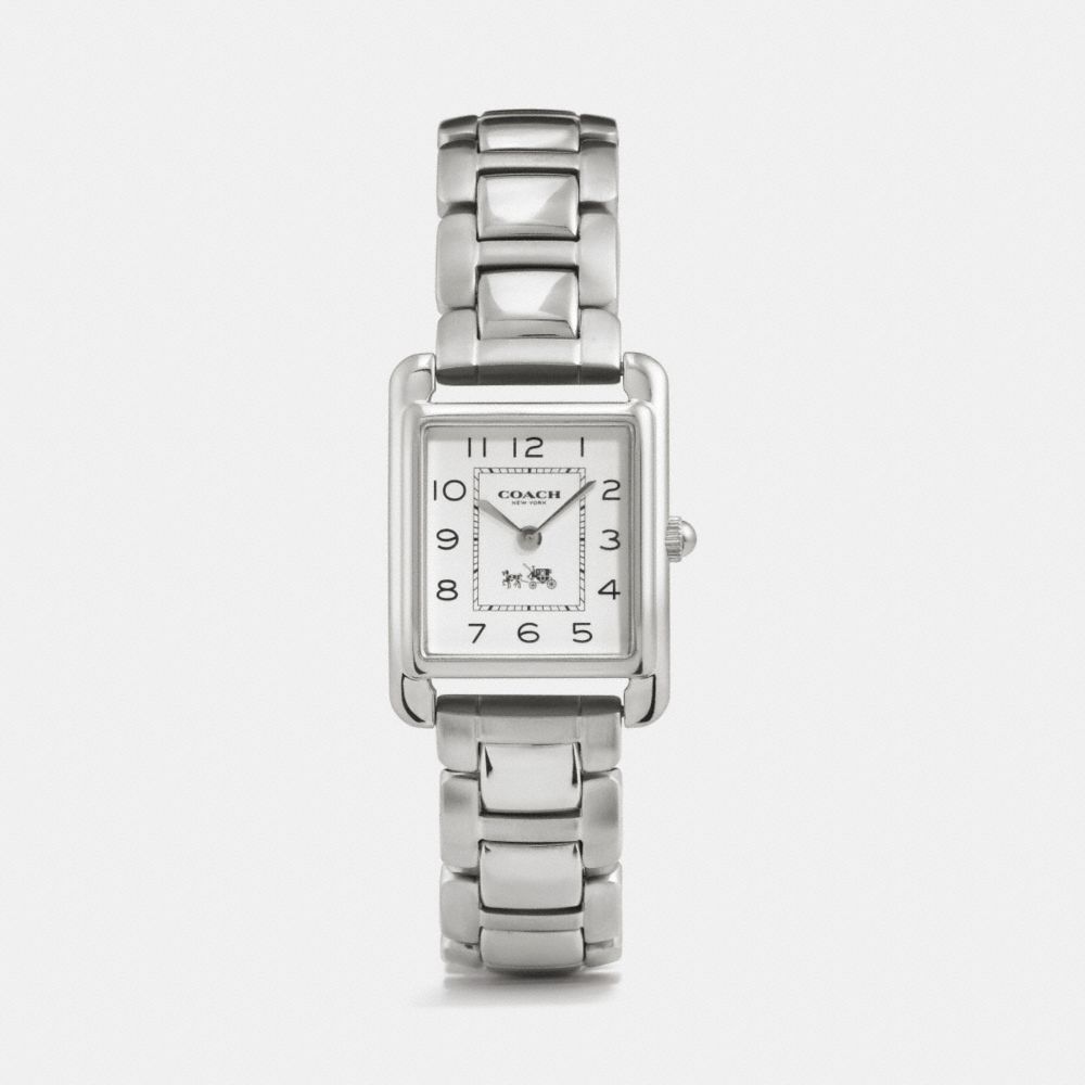 COACH PAGE STAINLESS STEEL BRACELET WATCH - STERLING SILVER - w1317