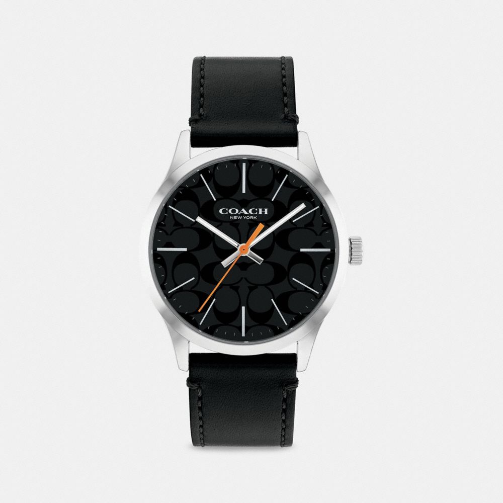 COACH BAXTER WATCH, 39MM - BLACK - W1584