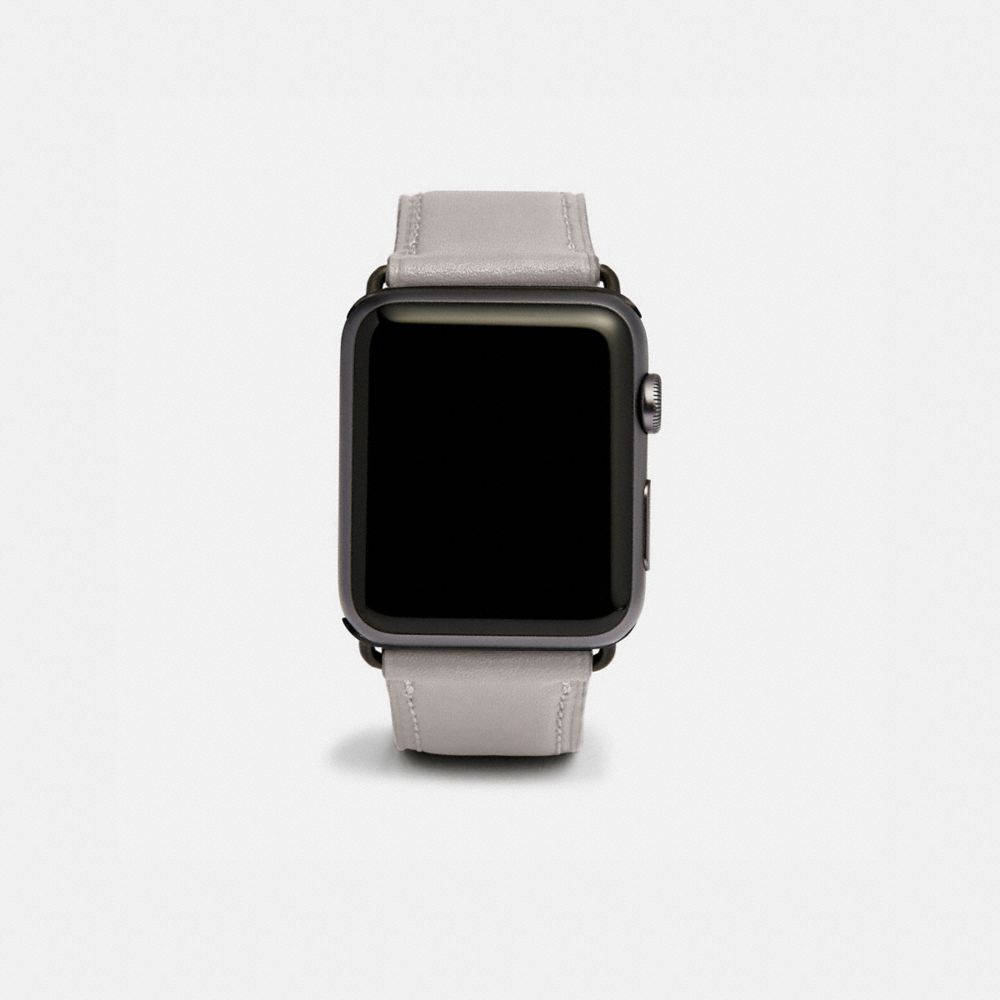 COACH W1600 Apple WatchÂ® Strap, 42mm DOVE GREY