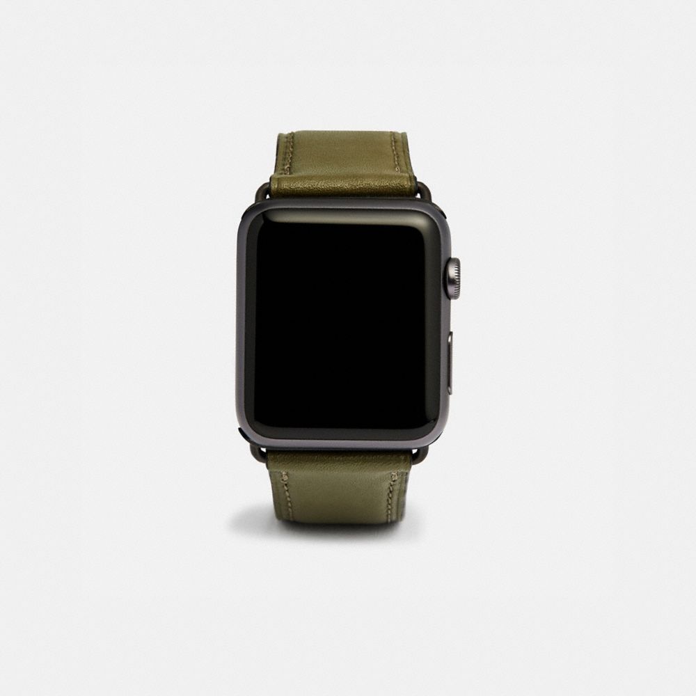 COACH W1600 Apple WatchÂ® Strap, 42mm FATIGUE