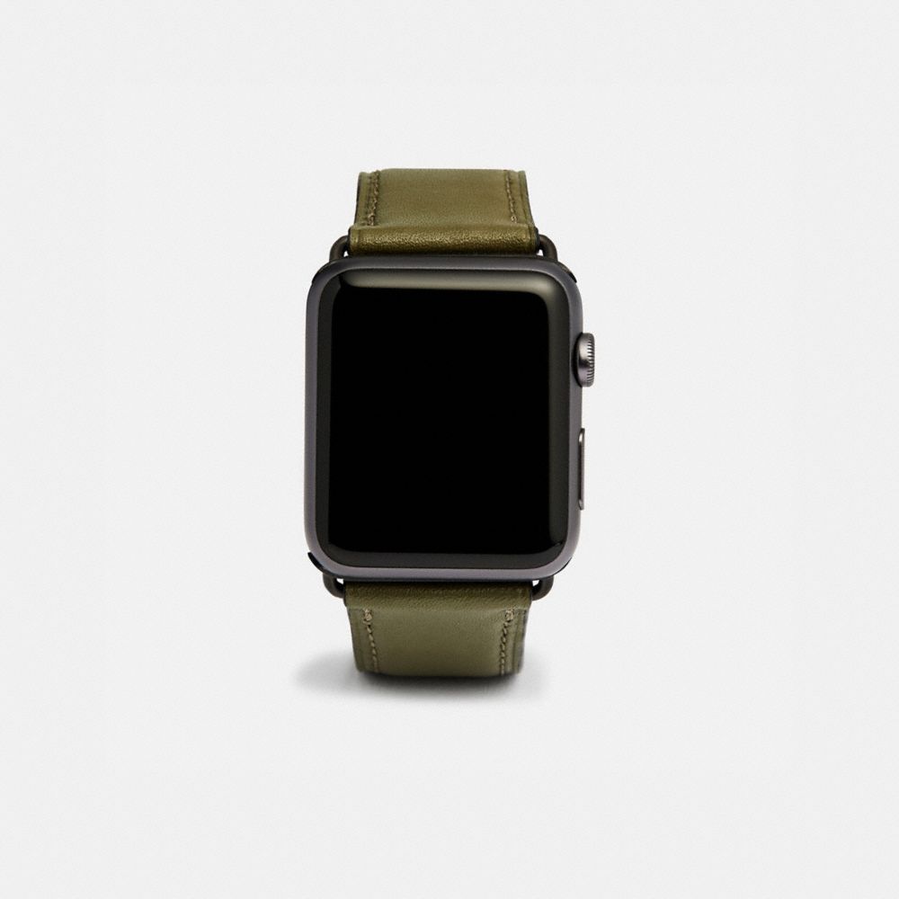 COACH APPLE WATCHÂ® STRAP, 42MM - FATIGUE - W1600