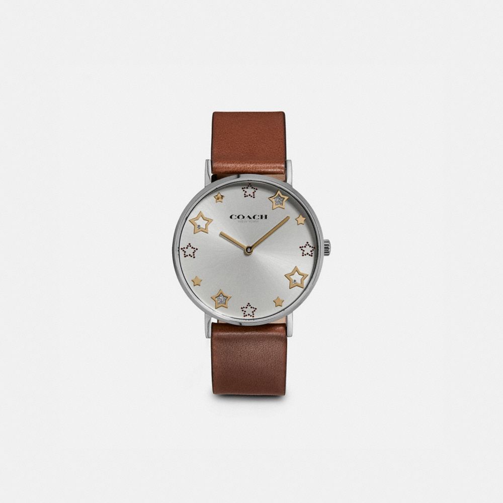COACH W1605 Perry Watch, 36mm SADDLE