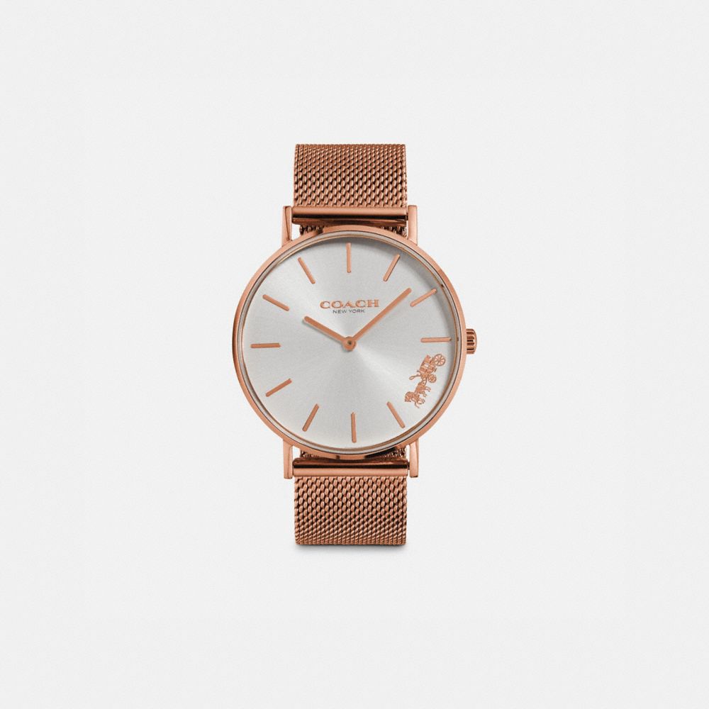 COACH W1613 PERRY WATCH, 36MM ROSE GOLD